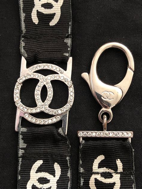 chanel lanyard keychain.